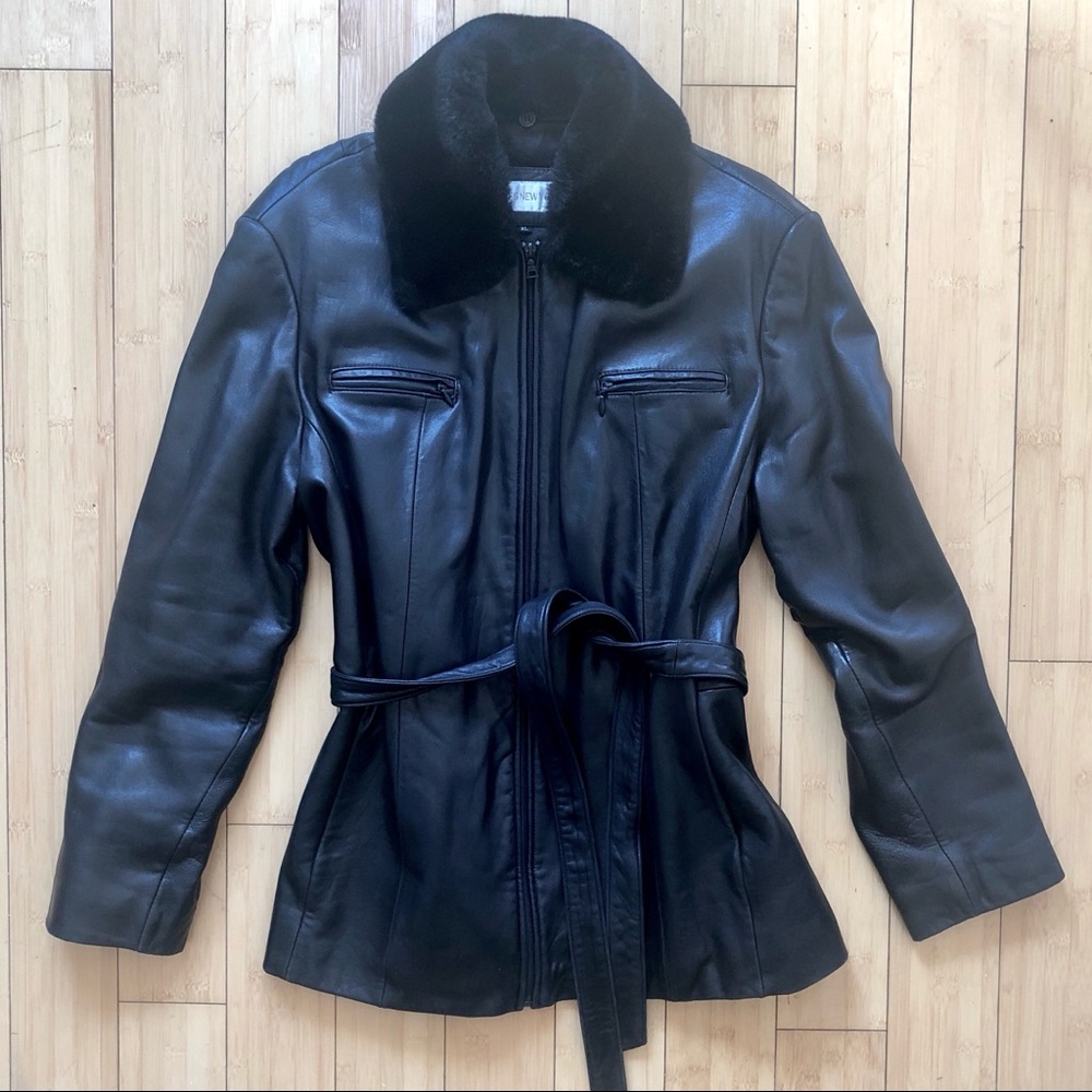 Jones New York Leather Jacket